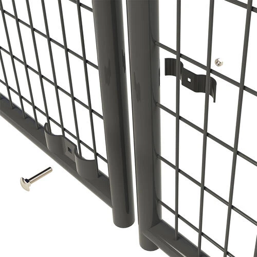 Master Paws 6' H x 5' W Commercial Grade Welded Wire Kennel Gate Master Paws 6' H X 5' W Commercial Grade Welded Wire Kennel Gate -MASTER PAWS Shop 1711697 P ALT5