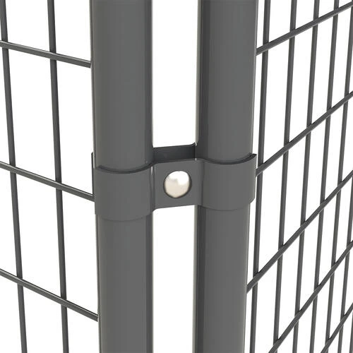 Master Paws 6' H x 5' W Commercial Grade Welded Wire Kennel Gate Master Paws 6' H X 5' W Commercial Grade Welded Wire Kennel Gate -MASTER PAWS Shop 1711697 P ALT6