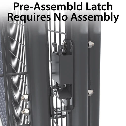 Master Paws 6' H x 5' W Commercial Grade Welded Wire Kennel Gate Master Paws 6' H X 5' W Commercial Grade Welded Wire Kennel Gate -MASTER PAWS Shop 1711697 P ALT8