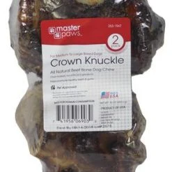 Master Paws® Beef Crown Knuckle Dog Chew - 2 Ct