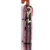 Master Paws® 5' Pink Reflective Nylon Dog Leash - Large -MASTER PAWS Shop 2533281