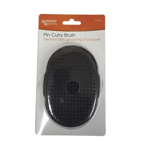 Master Paws™ Pin Curry Dog Brush 4 Master Paws™ Pin Curry Dog Brush - Image 2