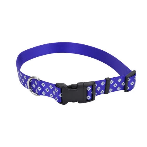 Master Paws® Blue Reflective Adjustable Dog Collar - Small 3 Master Paws® Blue Reflective Adjustable Dog Collar - Small