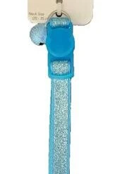 Master Paws® 3/8" Adjustable Blue Shimmer Snag Proof Cat Collar