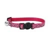 Master Paws® 3/8" Reflective Pink Heart Adjustable Breakaway Cat Collar -MASTER PAWS Shop 2533912
