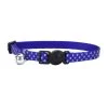 Master Paws® 3/8" Reflective Blue Adjustable Breakaway Cat Collar -MASTER PAWS Shop 2533914