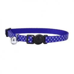 Master Paws® 3/8" Reflective Blue Adjustable Breakaway Cat Collar