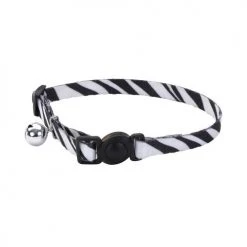 Master Paws® 3/8" Fashion Zebra Print Adjustable Breakaway Cat Collar