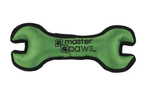 Master Paws® Green Wrench Squeaker Dog Toy 4 Master Paws® Green Wrench Squeaker Dog Toy - Image 2