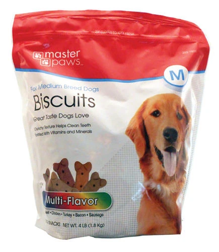 Master Paws® Multi-Flavored Dog Biscuits For Medium Breed Dogs - 4 Lb 7 Master Paws® Multi-Flavored Dog Biscuits For Medium Breed Dogs - 4 Lb -MASTER PAWS Shop 2537802