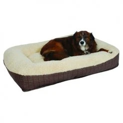 Master Paws® 36" X 27" Large Bolster Dog Bed - Assorted Colors -MASTER PAWS Shop 2538006a P AP