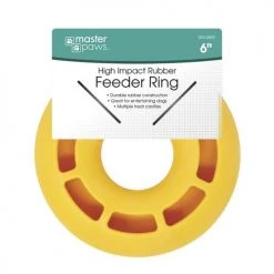 Master Paws® High Impact Rubber Feeder Ring Dog Toy - 6" -MASTER PAWS Shop 575502 1