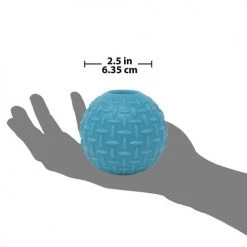 Master Paws® High Impact Rubber Diamond Plate Ball Dog Toy - 2.5" -MASTER PAWS Shop 575504 3
