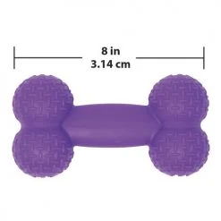 Master Paws® High Impact Rubber Feeder Bone Dog Toy - 8.5" -MASTER PAWS Shop 575510 3