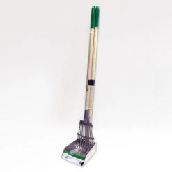 Master Paws™ 36" Metal Tray & Rake Pet Waste Scooper