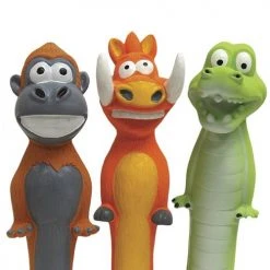 Master Paws® Longies Latex Dog Toy With Squeaker - Assorted -MASTER PAWS Shop 70251 2