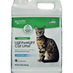 Master Paws® Lightweight Scented Scoopable Cat Litter - 10 Lbs -MASTER PAWS Shop MasterPawsFront 051017copy